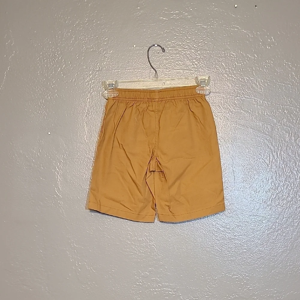Carter's Tan BoysClassic Shorts Elastic Waist EUC Size 5 Front Pockets